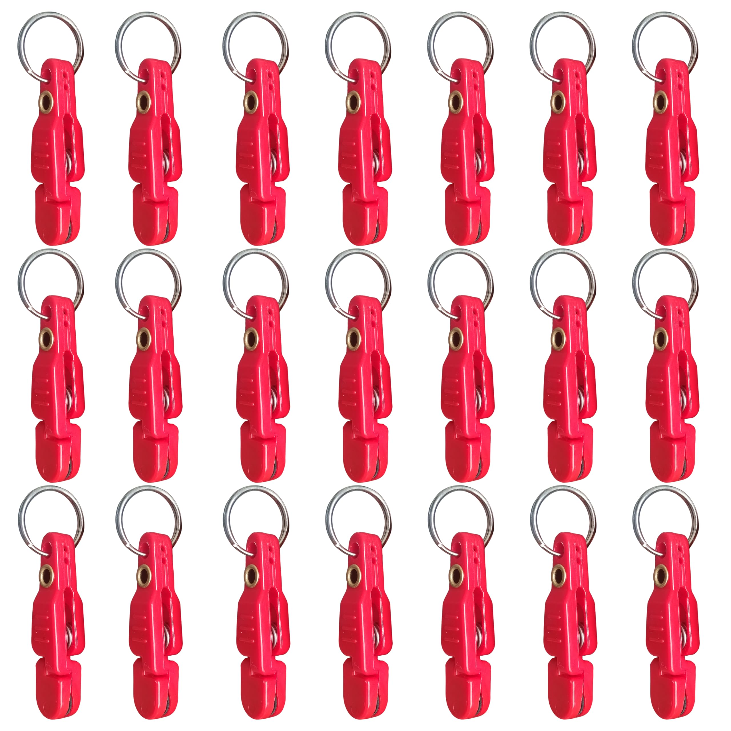 Photo 1 of FUNORNAM 21Pcs Heavy Tension Snap Release Clips for Weight Planer Board Kites Downrigger Trolling Fishing