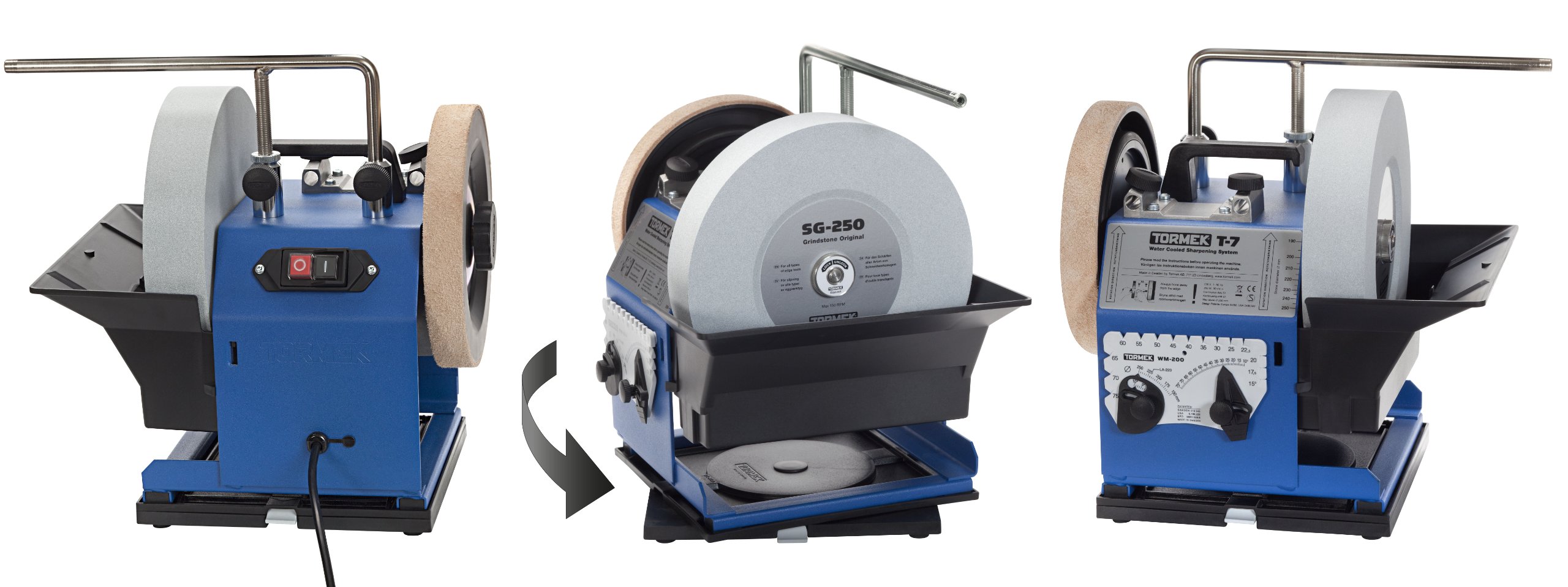 Base Girevole Tormek Tor-RB180 Per Affilatrice - Compatibile Con T-7, T-3, S2000, S1200 - Foto 5