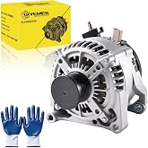 GIVEMER 12317605061 Alternator Fit for BMW 3/4/5-Series X3 2.0L 2012-2018 | 228i 320i 328i 428i 528i X3 Z4 210A 6-Groove Pulley Replace 14204N 14204 116220 104210-6390 104210-6391
