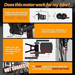 Bafang BBS01B Central Motor with Battery 500W 36V