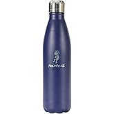 Aquapelli Vacuum Insulated Sport Bottle, 16 Ounces, Blueprint Blue