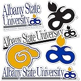 Desert Cactus Albany State University Sticker ASU Golden Rams Vinyl Decals Laptop Water Bottle Car Scrapbook T2 (Type 2)