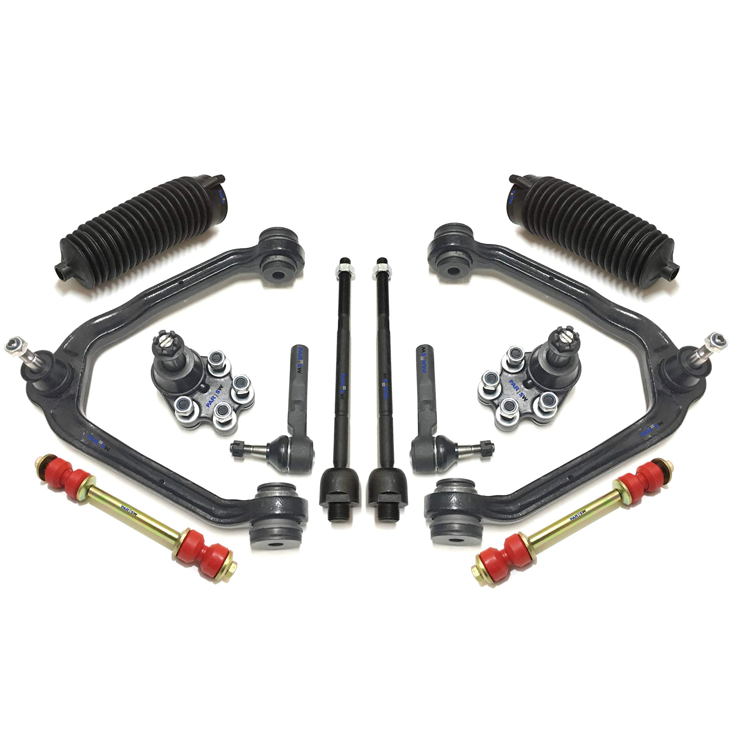 Buy PartsW 12 Pc Front Upper Control Arms Kit for Chevrolet Silverado
