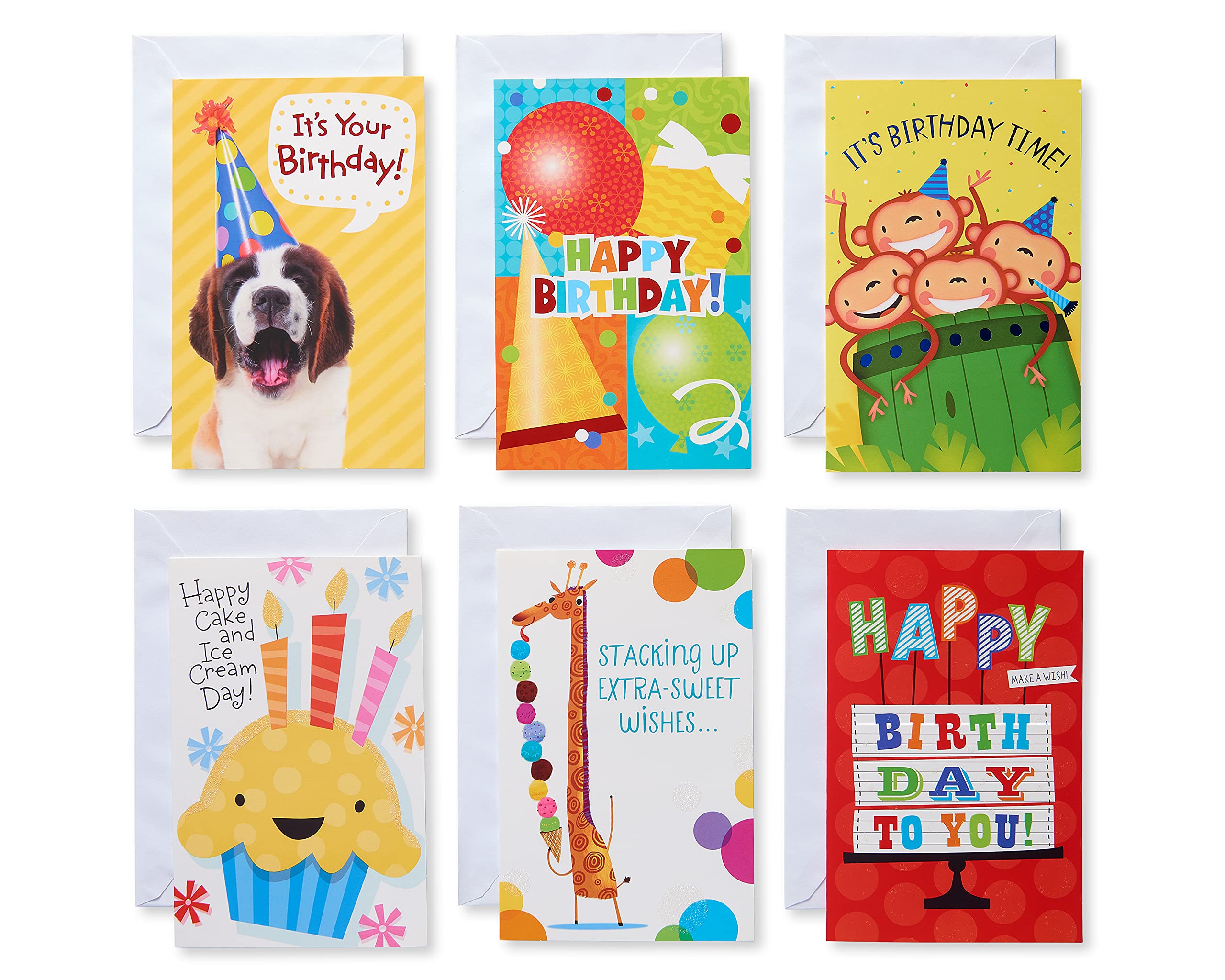 Photo 1 of American Greetings Kids Birthday Cards Bundle (12-Count)