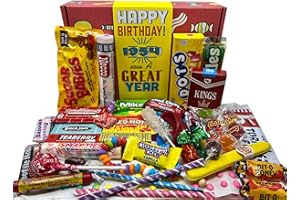 RETRO CANDY YUM ~ 1954 70th Birthday Gift Box Nostalgic Candy Assortment from Childhood for 70 Year Old Man or Woman Born 1954 Jr