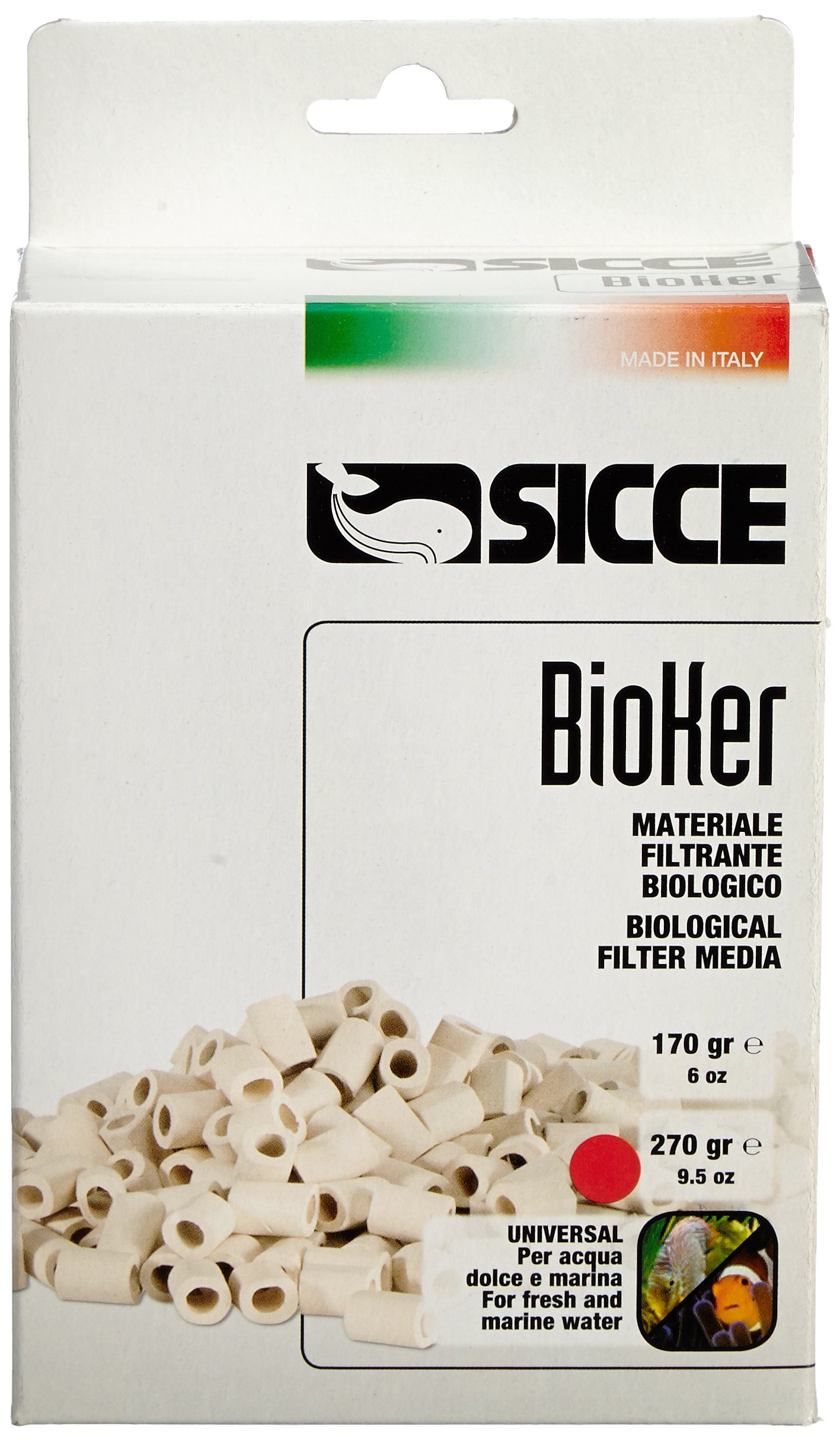 Sicce34895760: Whale & Space EKO Replacement Bioker Ceramic Biological Media - 270G