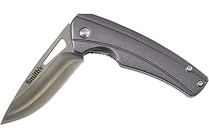 Smith's 51246 Istana Folding Knife - 2.75” Stainless Steel Drop Point Blade - Locking Frame Pocket Knife w/Clip - Every Day C