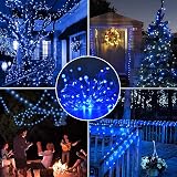 Ligarko Solar Fairy Lights 46ft 120LED 8 Modes Outdoor Copper Wire 2 Pack Blue view 7