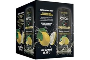 ROYAL UNIBREW Crodo Limonata - Lemon Soda (4X330ml), 1320 milliliters