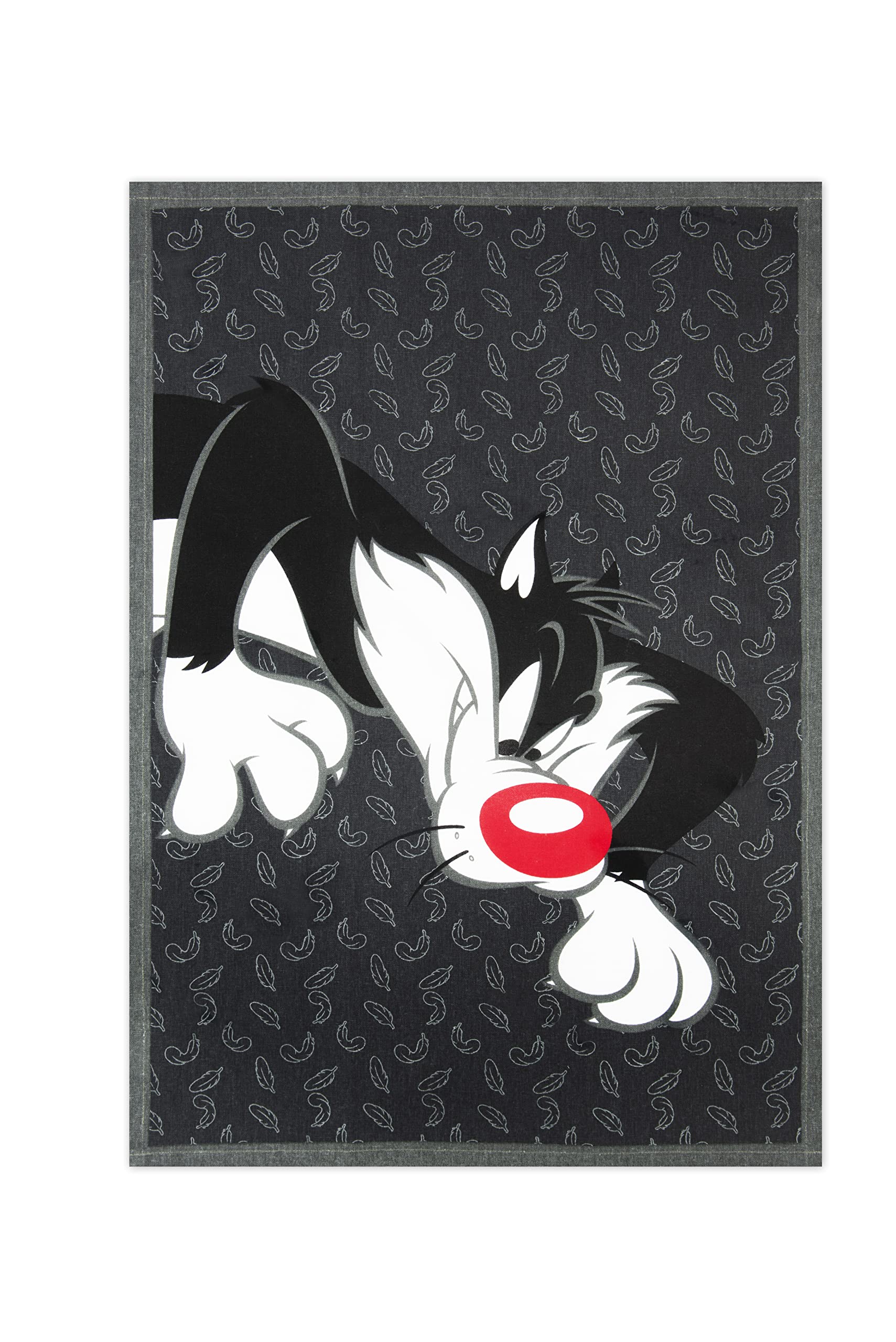 Excelsa Sylvester Kitchen Towel 100% Cotton 70 x 50 cm with Hole