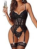 Avidlove Bra and Panty Sets for Women Garter
