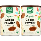 365 by Whole Foods Market, Organic Cocoa Powder, Unsweetened, 8 Ounce (Pack of 2)