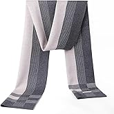 BISON DENIM Merino Wool Scarf for Men-Ultra Soft Warm Winter Scarves, Lightweight Cashmere Neckwear with Gift Box