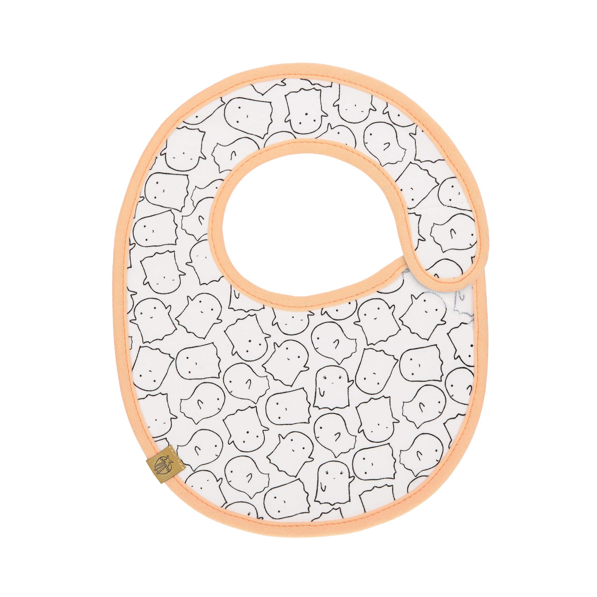 Lässig Little Spookies Waterproof Bib, Small, Peach