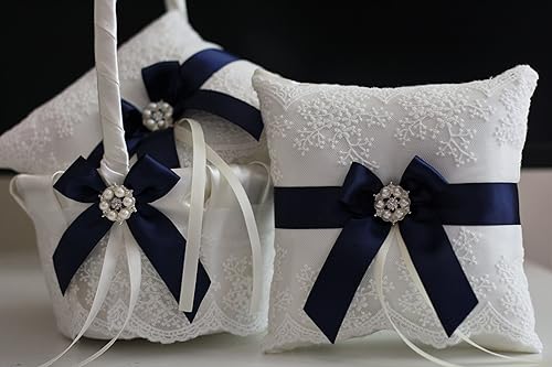Amazon Com Navy Blue Flower Girl Baskets Navy Blue Wedding
