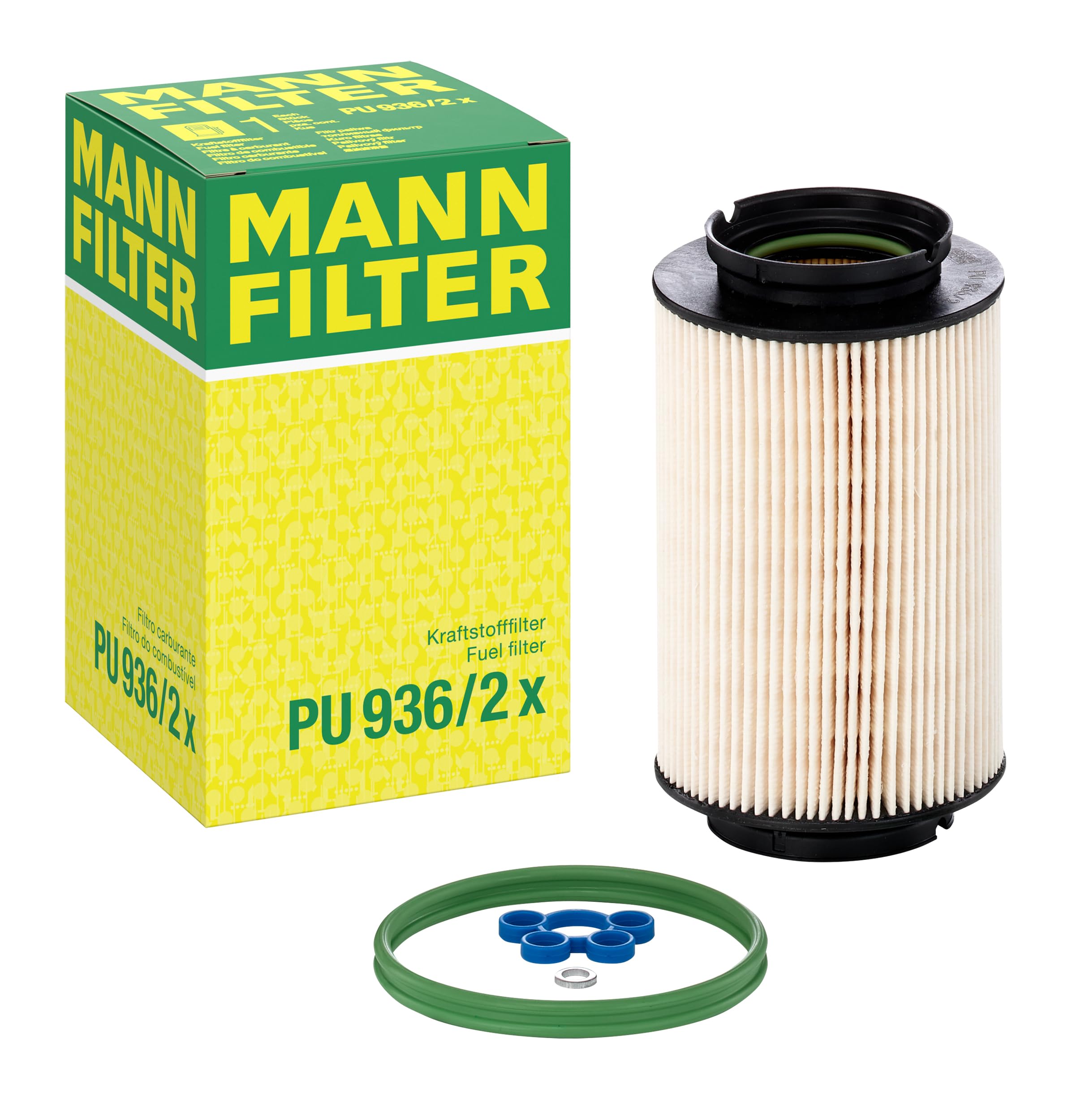 MANN-FILTER PU 936/2 X Fuel filter – Fuel filter set with gasket / gasket set – For Passenger Cars