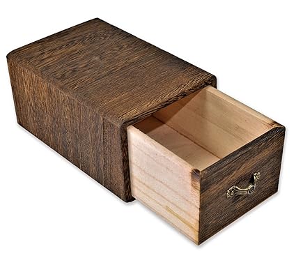Buy Small Wooden Box Drawer Design Decorative Organizer Hobby Keepsake Box For Gift Business Pokemon Cards Tea Coffee Bag Storage Medicine Cabinet For Entryway Tabletop Car Key Trinkets Collection Box Online At