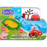 Peppa Pig Whizz Around Peppa&rsquo;s Little Red Car Set, Motorised Vehicles, Track Toys, Pre-School Toys