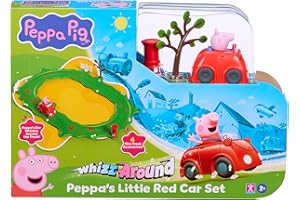 Peppa Pig Whizz Around Peppa's Small Red Car Set, Motorised Vehicles, Track Toys, Pre School Toy