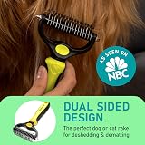 Maxpower Planet Grooming Brush Dual-Sided 9/17 Teeth Dematting Deshedding view 2