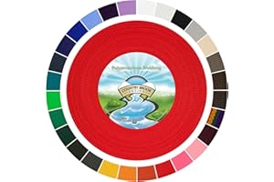 Country Brook Design - 1 Inch Polypropylene (Polypro) Lightweight Webbing - 27 Vibrant Colors