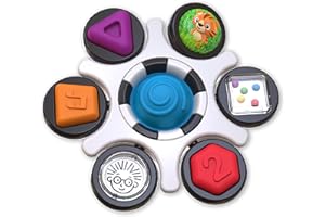 Baby Einstein Curiosity Clutch Fidget Sensory Toy and Pop It Rattle, Infant Teether, Age 3 Months+