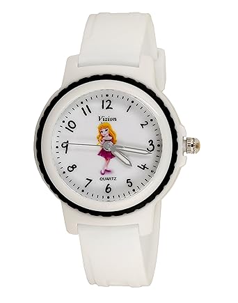 Vizion Analog Multi-Colour Dial (CINDERELLA-The Pink Shoes Princess) Cartoon Character Watch for Kids-V-8829-1-3