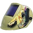 TGR Extra Large View True Color Auto Darkening Welding Helmet - 4"W x 3.65"H (Tattoo)