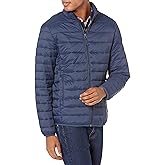 Amazon Essentials Men's Packable Lightweight Water-Resistant Puffer Jacket (Available in Big & Tall)