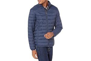 Amazon Essentials Mens Packable Lightweight Water-Resistant Puffer Jacket (Available in Big & Tall)