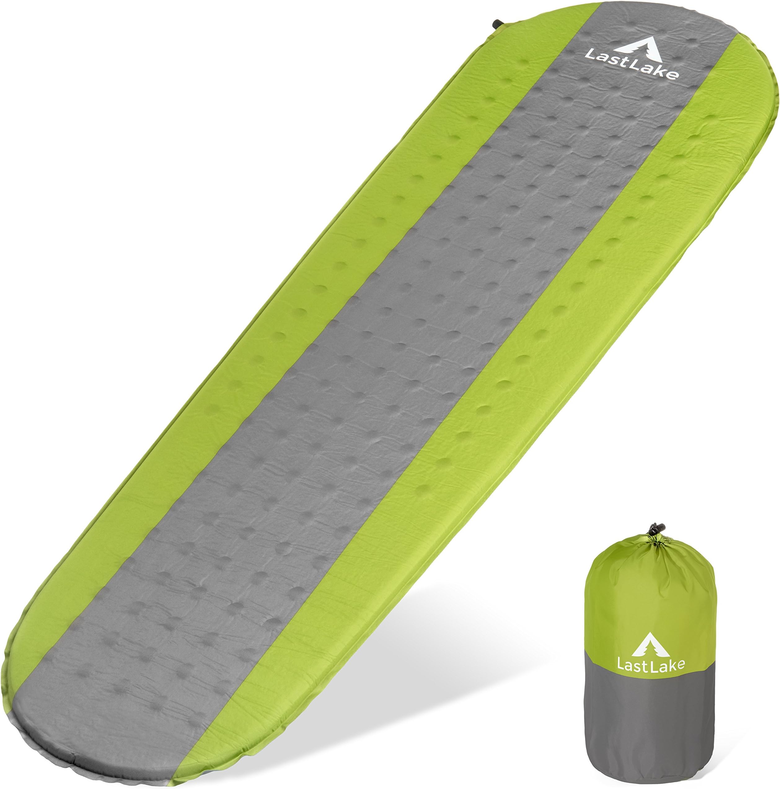 Camping Sleeping Pad - Self Inflating Mats - Lightweight, Thick Foam Layer, Insulated - Inflatable Pads Will Not Leak Air - Backpacking, Hiking