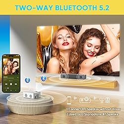 [2025 Built-in-Apps] PURSHE Smart Mini Projector