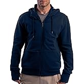 SCOTTeVEST Cotton Hoodie for Men - 21 Hidden Pockets - Lightweight Zip Up Sweatshirt for Travel & More