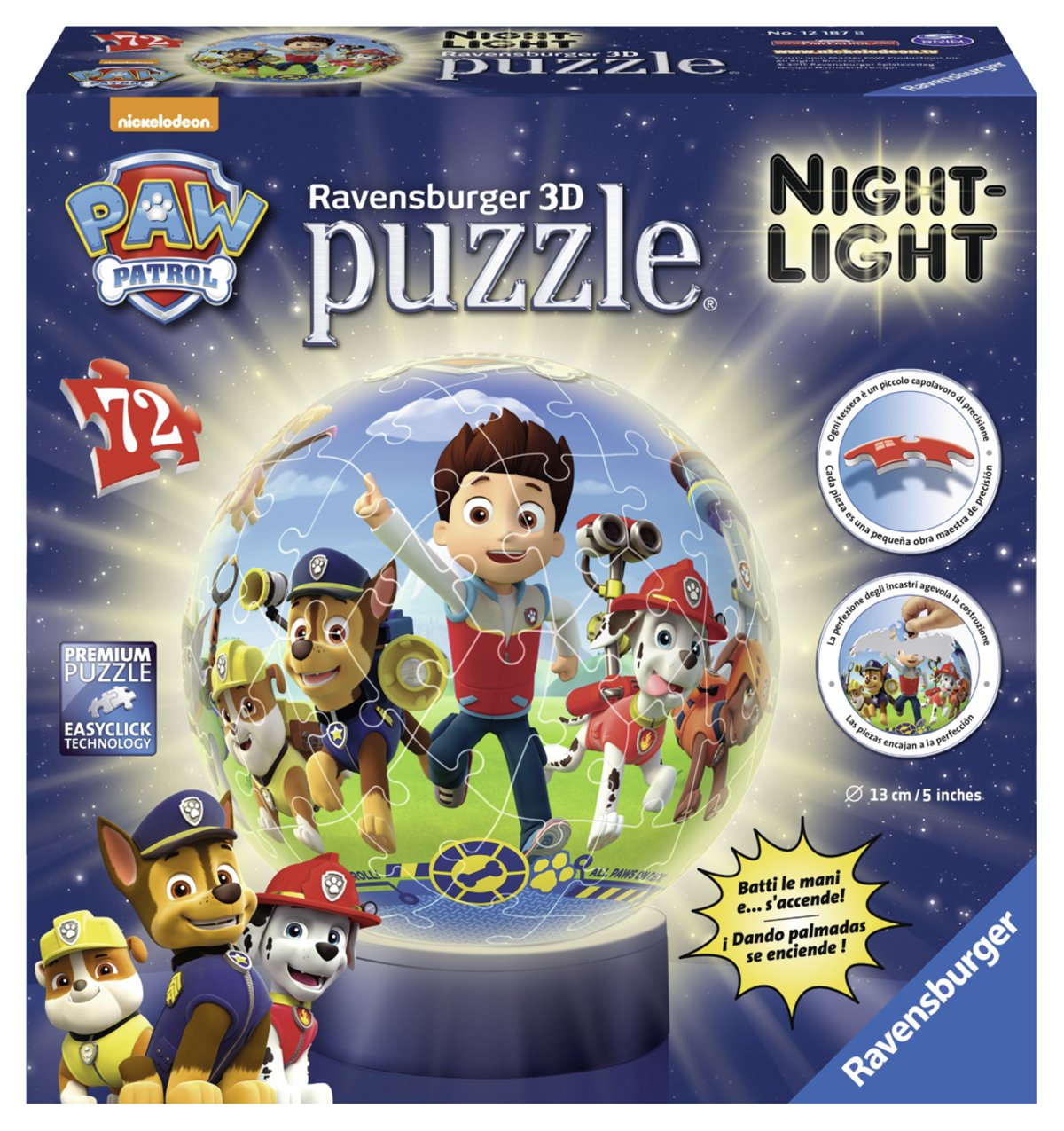 Paw Patrol Puzzle D lámpara nocturna Ravensburger