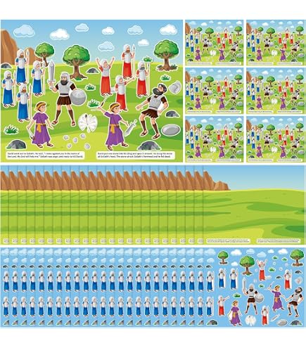 thumbnail image 2 of Fliptomania Flipbook Animation Kit: Noah's Ark, David & Goliath - TopToy 2 of 11