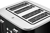 Morphy Richards Motive 4 Slice Toaster 1600W Black Browning Reheat Defrost view 5