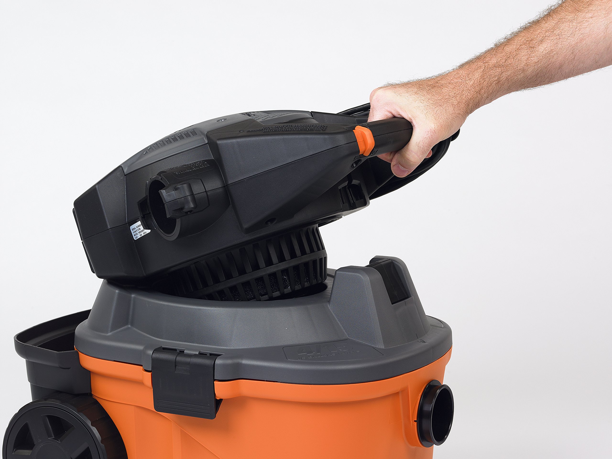 RIDGID Wet Dry Vacuums VAC4010 2in1 Compact and Portable Wet Dry