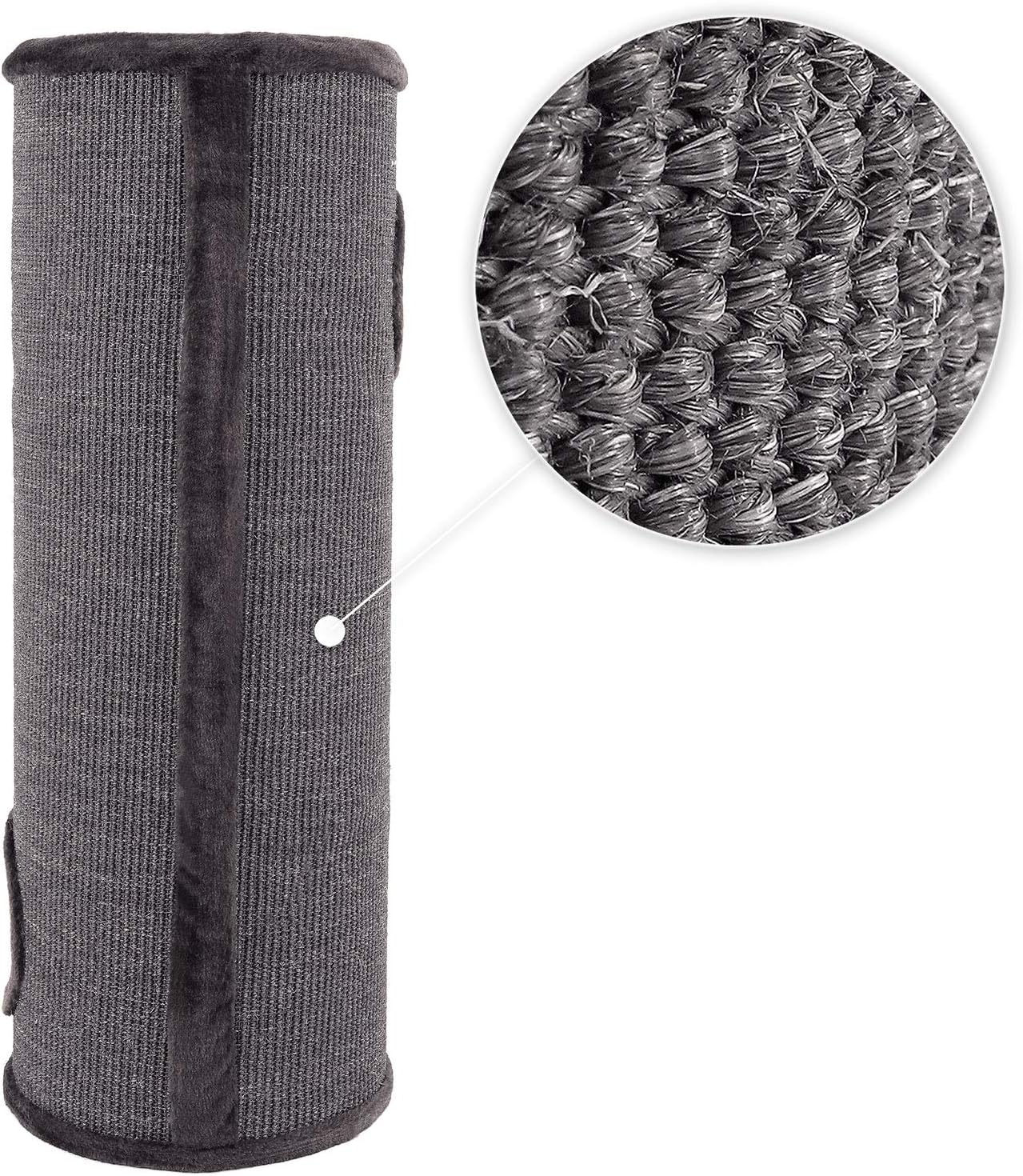 dibea KT00932 Cat Scratching Barrel, Scratching Tree for Cats Height 100 cm, Choice of Colours, grey, 100 cm Höhe - Image 5