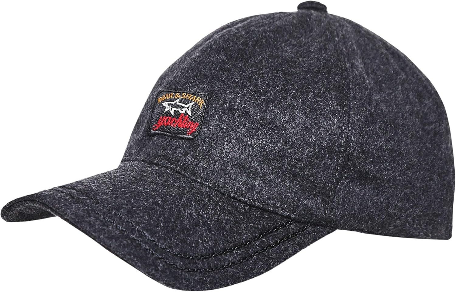 Paul and Shark Men's Wool Baseball Cap Gray