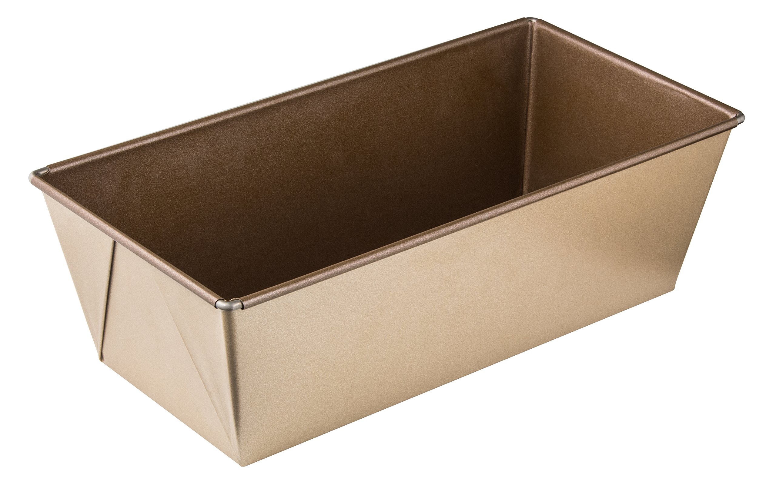 Zenker "Mojave Gold Bread Baking Tin, Stainless Steel, Gold/Mahagony, 30 cm
