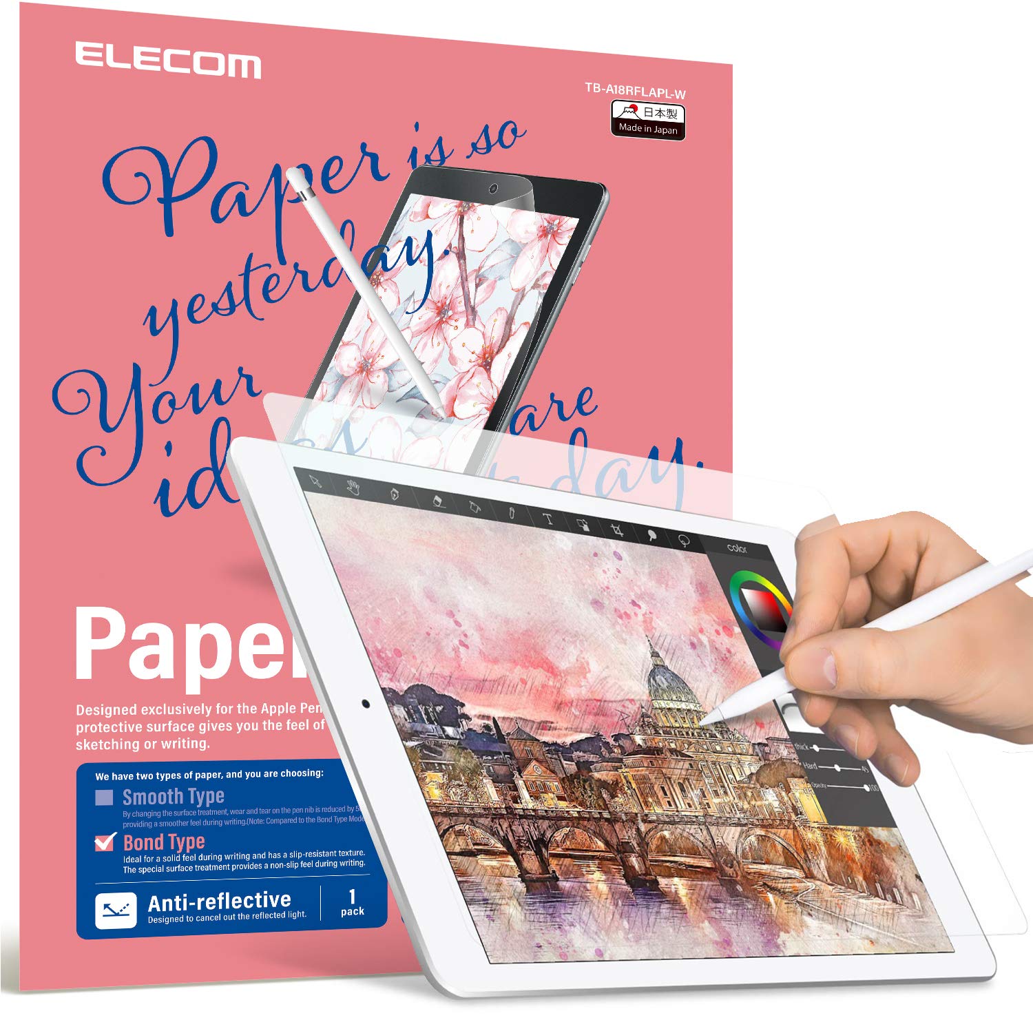 Amazon Paper Like Screen Protector Surface Pro Elecom Japan Brand