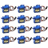 Beffkkip RC Servo 12Pcs SG90 9g Micro Servos for RC