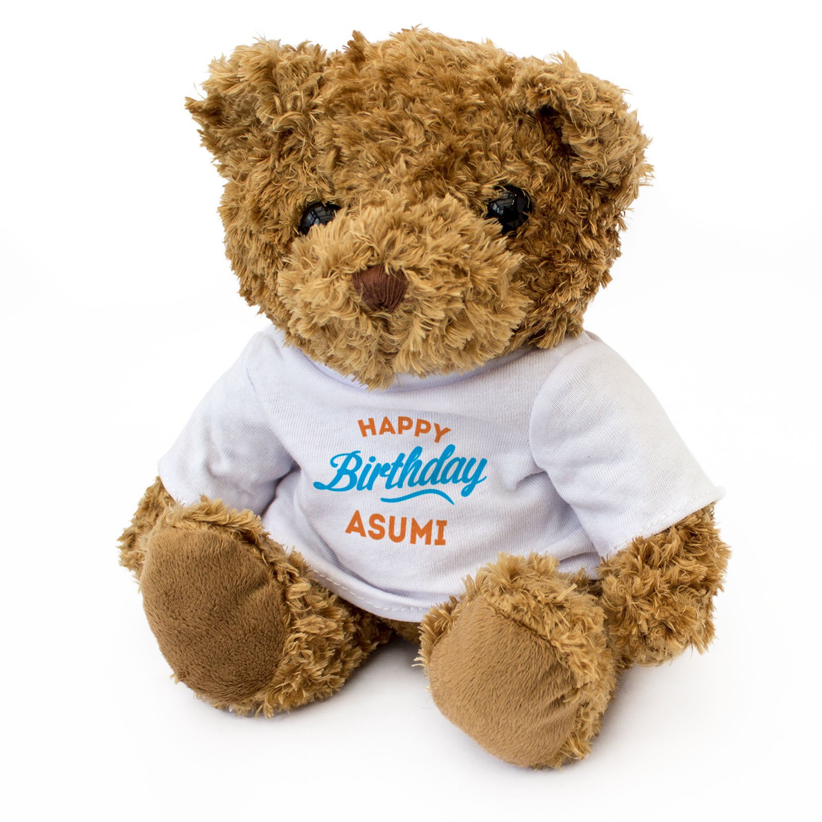 NEW - HAPPY BIRTHDAY ASUMI - Teddy Bear - Cute Soft Cuddly - Gift Present