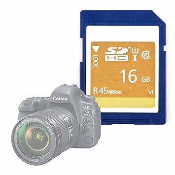 DURAGADGET Tarjeta de Memoria SD HC UHS-I 16 GB para Cámara Canon ...