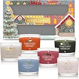 Yankee Candle Christmas Gift Set 6 Signature Mini Votives Soy Blend Wax
