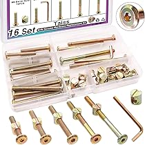 Delta Crib Screws 26-Piece Crib Hardware Kit M6 Screws (20-80mm