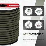 Abma Cord 8mm x 10M Bungee Cord Elastic Shock Rope White Black view 6