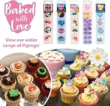 Baked with Love Carrot Sugar Decorations 12 pcs Orange Edible Royal Icing view 9