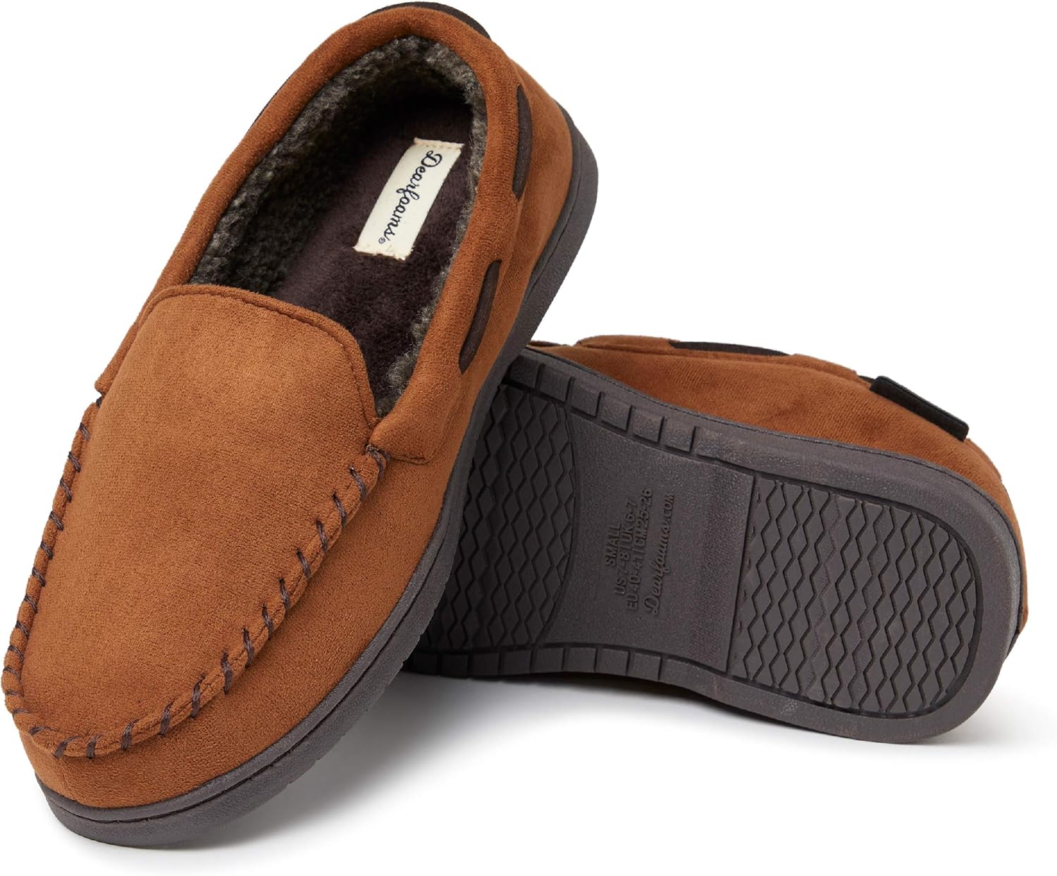 dearfoam mens slippers wide width