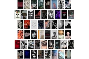 CY2SIDE 50PCS Grunge Aesthetic Picture, 50 Set 4x6 inch, Collage Print Kit, Cool Room Decor for Girl, Wall Art Prints for Room, Dorm Photo Display, VSCO Posters for Bedroom